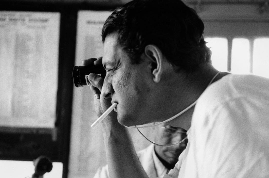 Satyajit Ray working on “Aparajito” ©Marc Riboud, Magnum Photos